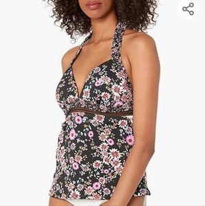 Jessica Simpson Posy Field Tankini Top Size MEDIUM